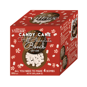 Gourmet du Village Hot Chocolate Bomb Kit DIY kit Candy Cane
