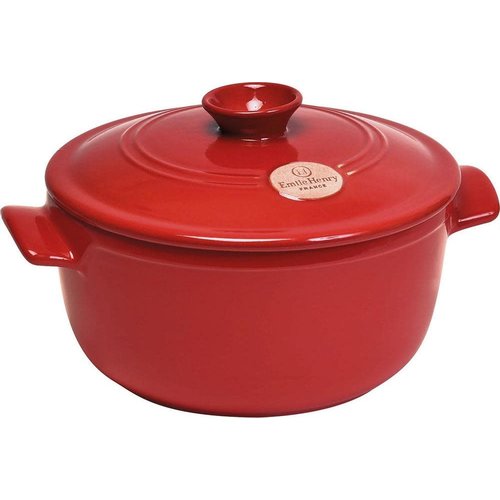 Emile Henry EMILE HENRY Grand Cru Red Round Stewpot 4 L
