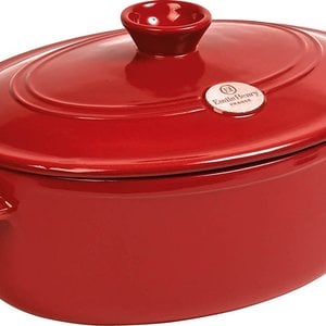 Emile Henry EMILE HENRY Grand Cru Red Oval Stewpot  6L