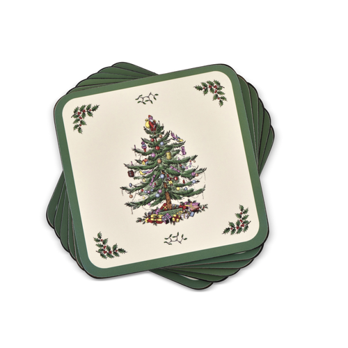 Pimpernel Coaster Set Christmas Tree Pimpernel Coaster Set Christmas Tree