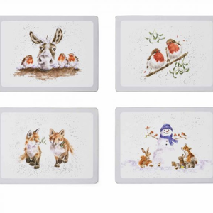 Wrendale Wrendale Christmas Placemats Set of 4