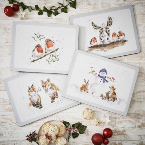 Wrendale Wrendale Christmas Placemats Set of 4
