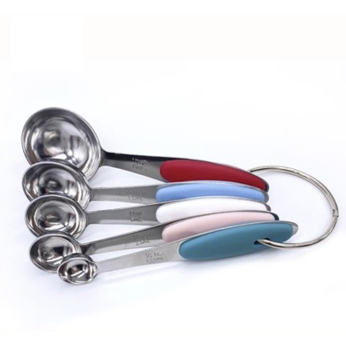 Measuring Spoons Set of 5 Colourful Handles