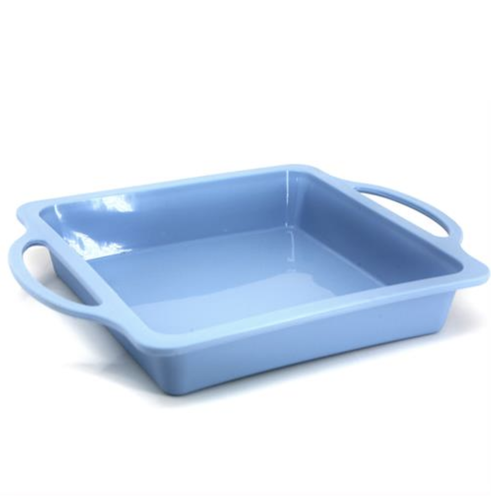 Silicone Square Cake Pan Sky Blue 23 cm Silicone Square Cake Pan Sky Blue 23 cm