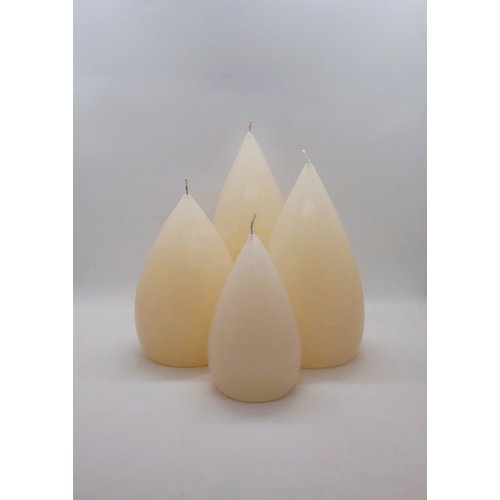 Barrick Design Candle Stout Crackle Ivory Barrick Design Candle Stout Crackle Ivory