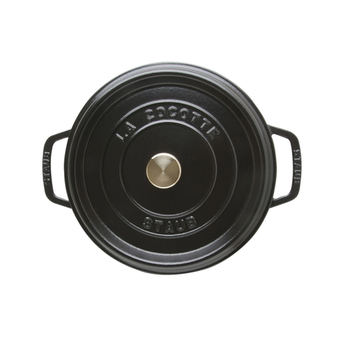 Staub Dutch Oven Round 4 QT STAUB Black Staub Dutch Oven Round 4 QT STAUB Black