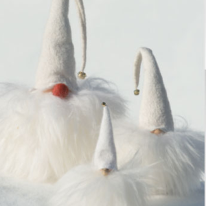 Cose Nuove Christmas Fleece Tonttu SMALL - WHITE