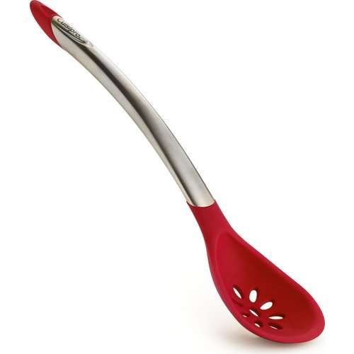 Cuisipro CUISIPRO Silicone Slotted Spoon 12 ins RED
