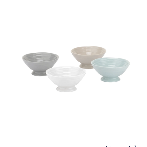 Sophie Conran SOPHIE Mini Footed Bowl/Set of 4/ Assorted Colours Sophie Conran SOPHIE Mini Footed Bowl/Set of 4/ Assorted Colours