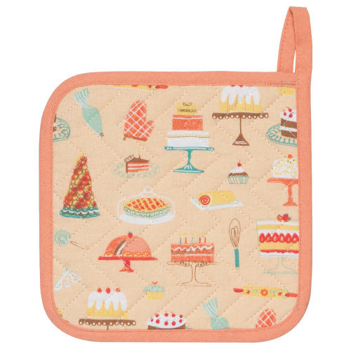 Now Designs Pot Holder Pair Cake Walk