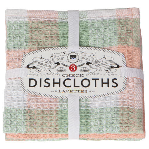 Now Designs Dishcloth Check Dawn Set of 3