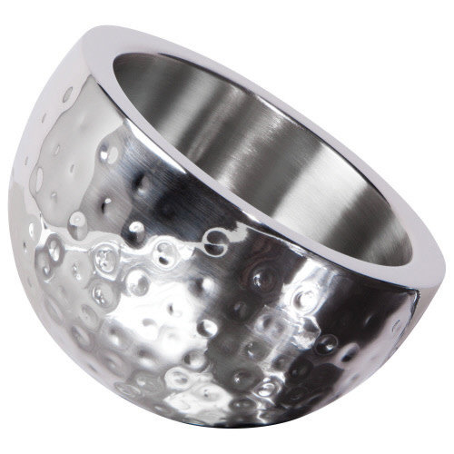 Now Designs Steel Bowl Tilt Hammered Dots