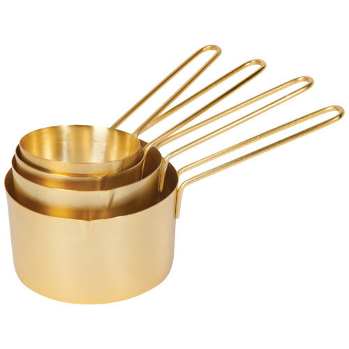 Now Designs Measuring Cups Gold Set of 4 (Hand Wash Only) Now Designs Measuring Cups Gold Set of 4 (Hand Wash Only)