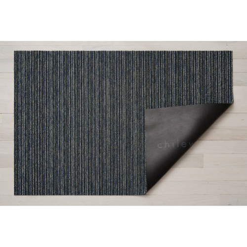 Chilewich Doormat Skinny Stripe Shag FOREST 18x28 inches Chilewich Doormat Skinny Stripe Shag FOREST 18x28 inches