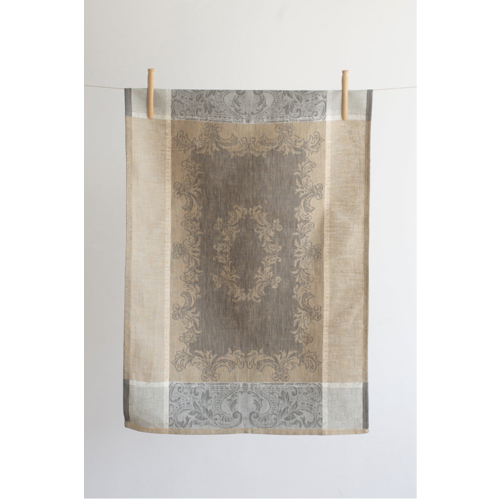 Linenway Tea Towel MAJESTY Taupe with Grey Linenway Tea Towel MAJESTY Taupe with Grey