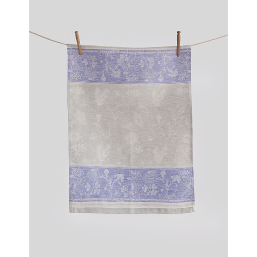 Linenway Tea Towel Butterfly Dove Grey and Lilac Linenway Tea Towel Butterfly Dove Grey and Lilac