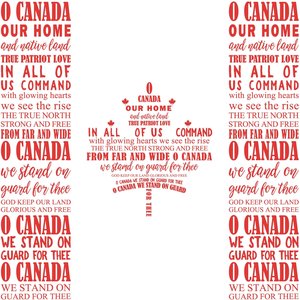 OCD Napkin Lunch Paper O CANADA