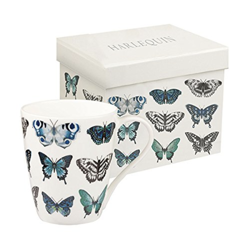 JL Bradshaw Papilio/Butterfly Indigo Mug - Bone China JL Bradshaw Papilio/Butterfly Indigo Mug - Bone China