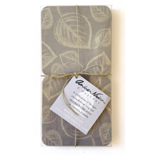 Andrea nairn COASTER SET/4 Silver Birch Grey Andrea nairn COASTER SET/4 Silver Birch Grey