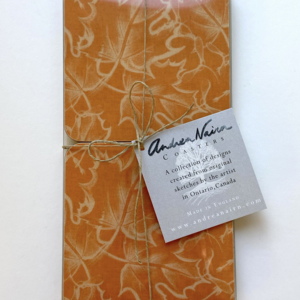 COASTER SET/4 Maple Orange