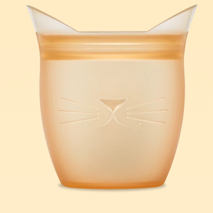 Zip Top Baby Snack Container - Cat - Orange - ZIP TOP
