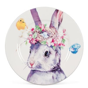 Abbott Rabbit with Nest Small Plate 7.5 ins..
