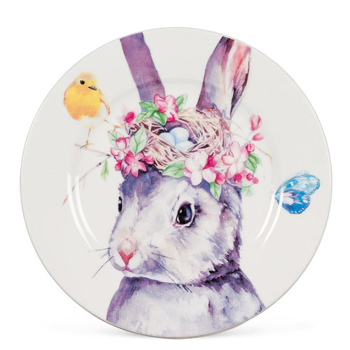 Abbott Rabbit with Nest Small Plate 7.5 ins.. Abbott Rabbit with Nest Small Plate 7.5 ins..