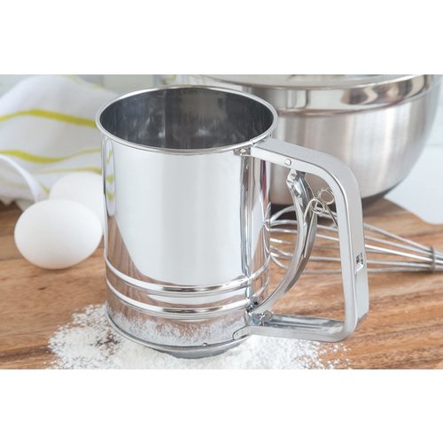 Fox Run Flour Sifter Squeeze Handle 3 cup