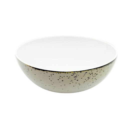 Costa Verde Rustico White Salad Serving Bowl Costa Verde Rustico White Salad Serving Bowl