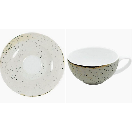 Costa Verde Rustico White Cup and Saucer Costa Verde Rustico White Cup and Saucer