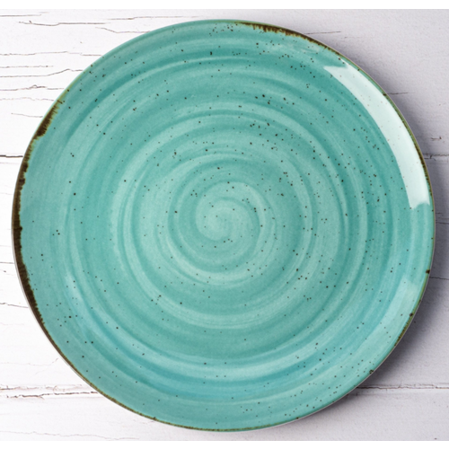 Costa Verde Rustico Aqua Blue Appetizer Plate Costa Verde Rustico Aqua Blue Appetizer Plate