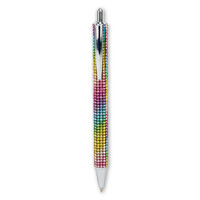 Pen with Rhinestone Rainbow