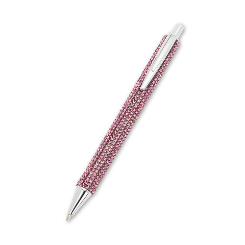 Abbott Pen with Rhinestone Purple