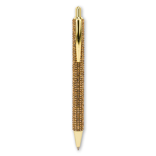 Abbott Pen with Rhinestone Gold