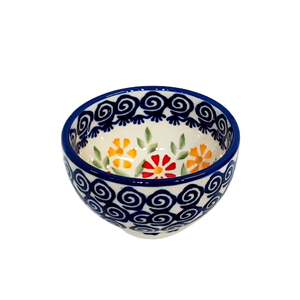 Boleslawiec Small Bowl 9 cm Floral Pattern -Traditional