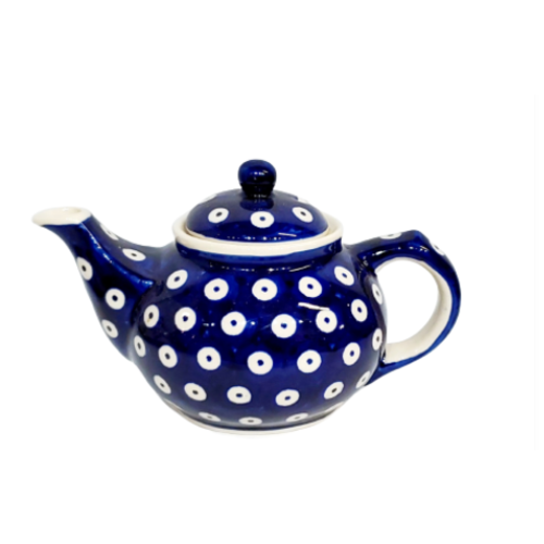 Polish Pottery Morning Teapot 300 mL POLKA DOT Polish Pottery Morning Teapot 300 mL POLKA DOT