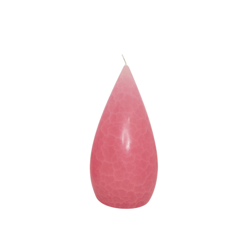 Barrick Design Candle Stout Crackle Rose Pink