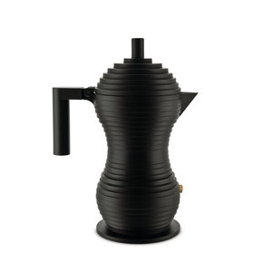 Alessi ALESSI ‘PULCINA’ Espresso Coffee Maker - 3 cup - Black