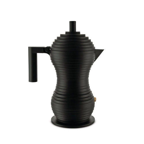 Alessi ALESSI ‘PULCINA’ Espresso Coffee Maker - 3 cup - Black