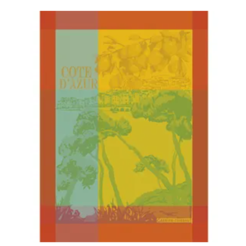 Garnier Thiebaut Garnier Thiebaut Tea Towel Cote d'Azur Tor Provence Garnier Thiebaut Garnier Thiebaut Tea Towel Cote d'Azur Tor Provence