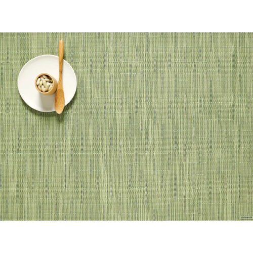 Chilewich Placemat Compact Rect. Bamboo SPRING GREEN 12x16 ins.