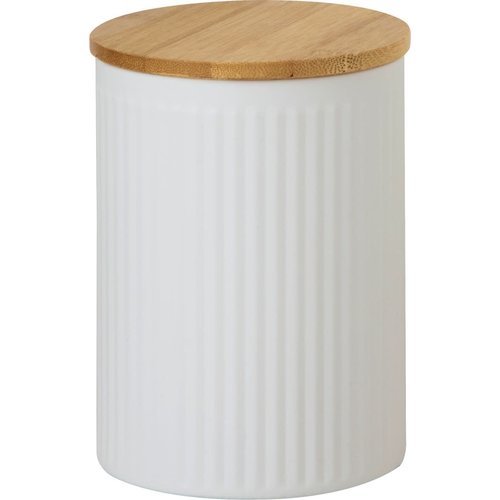 IHR Gift Tin SMALL WHITE with Bamboo Lid 9.5x13cm