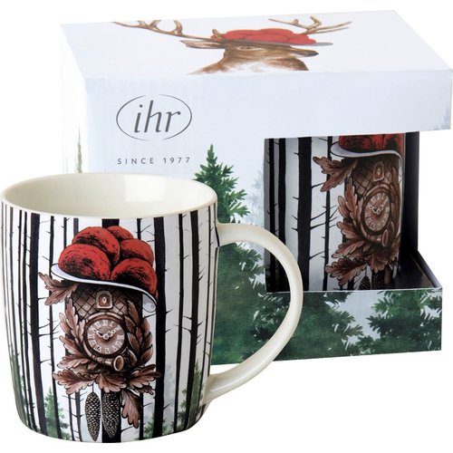IHR MUG BLACK FOREST CLOCK - Porcelain IHR MUG BLACK FOREST CLOCK - Porcelain
