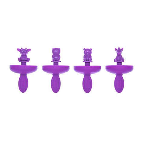 Cuisipro CUISIPRO Mini Pop Mold Farm Purple Set of 4