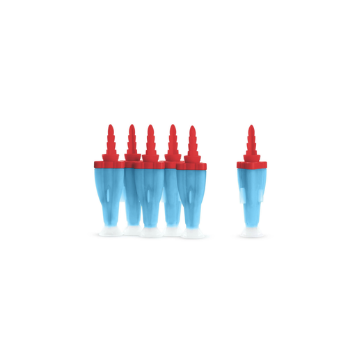 Cuisipro CUISIPRO Snap-Fit Rocket Popsicle Mold Set of 6 Cuisipro CUISIPRO Snap-Fit Rocket Popsicle Mold Set of 6
