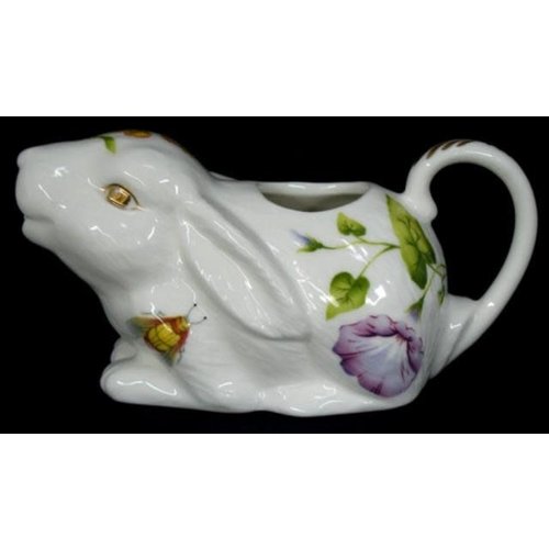 JL Bradshaw Floral Bunny Creamer JL Bradshaw Floral Bunny Creamer