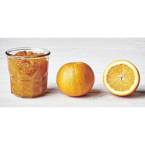 Le Parfait Glass Jar with Orange Lid 445ml