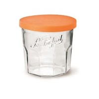 Glass Jar with Orange Lid 445ml