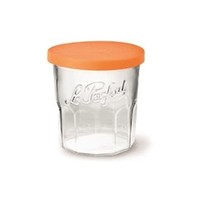 Glass Jar with Orange Lid 324ml