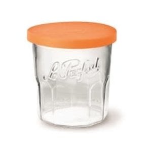 Le Parfait Glass Jar with Orange Lid 324ml